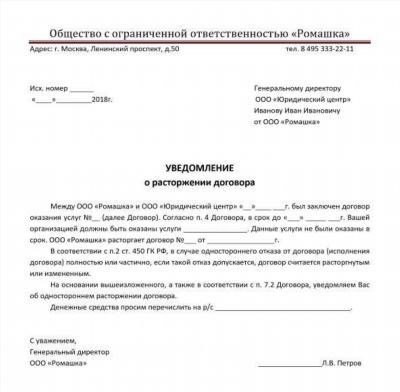 Прекращение договора управления: решение ВС РФ о расторжении