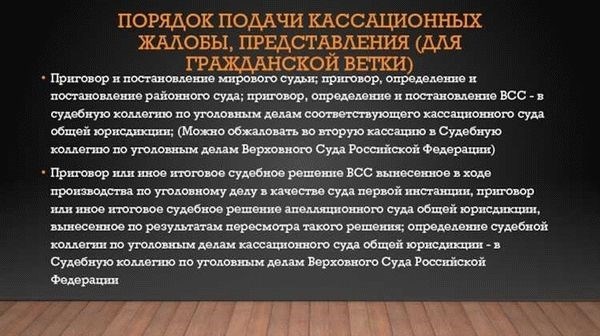 Ошибки, которые можно допустить при написании кассационной жалобы