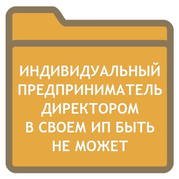 Некоторые нюансы директорской должности в ИП